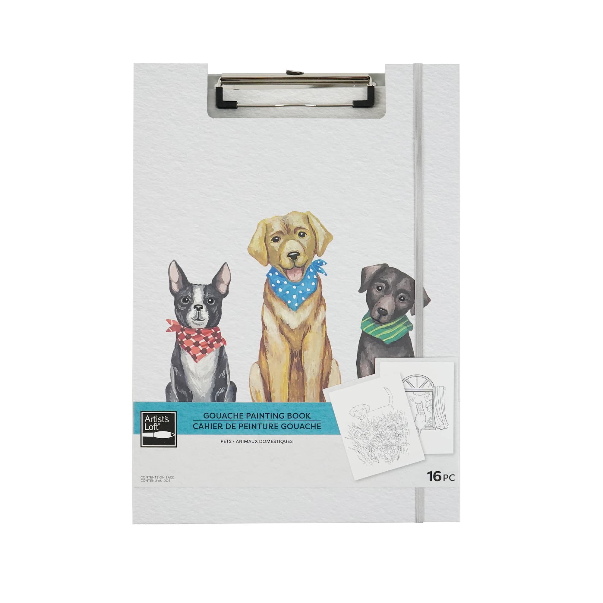 Pets Gouache Painting Book Kit by Artist's Loft®